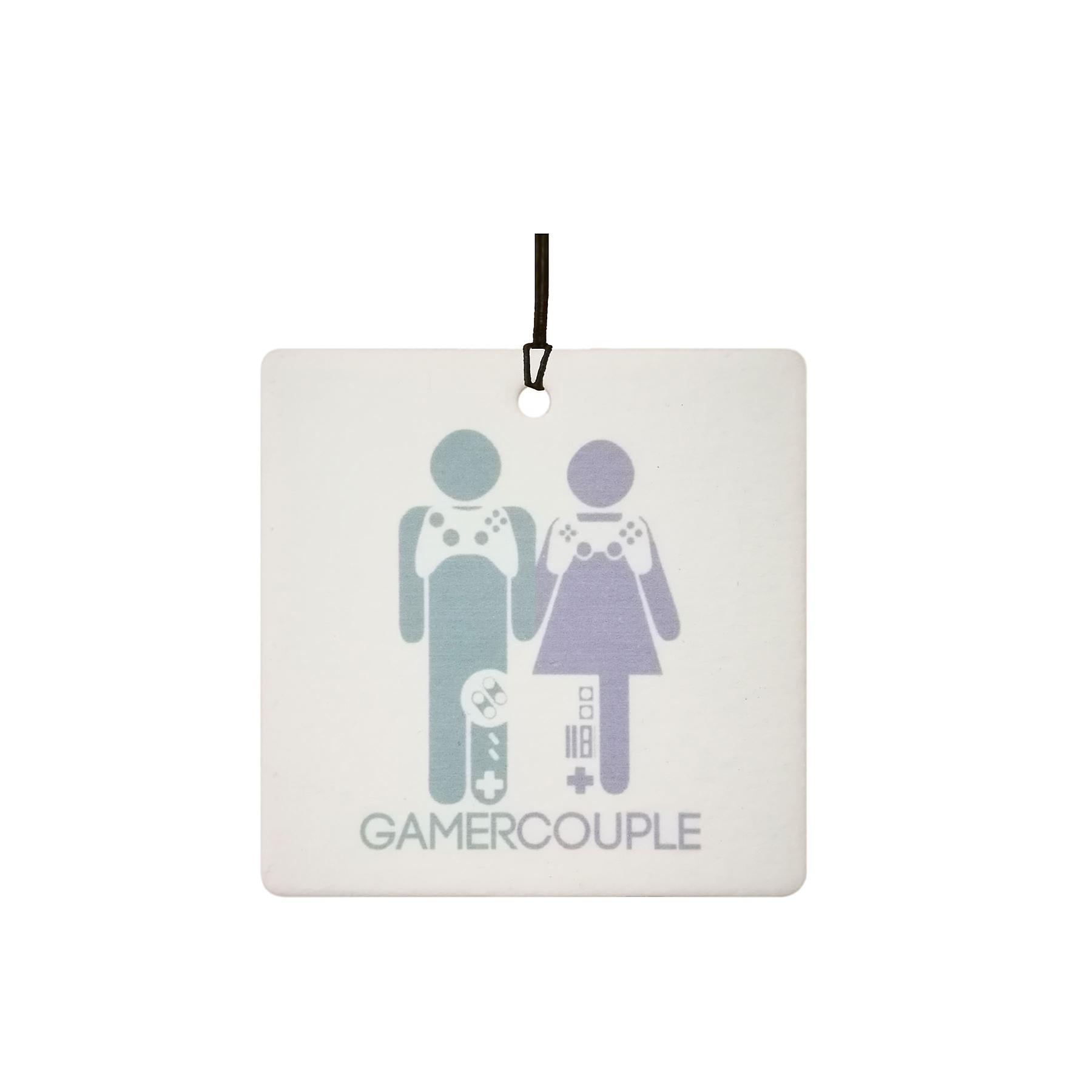 Gamer Couple Car Air Freshener