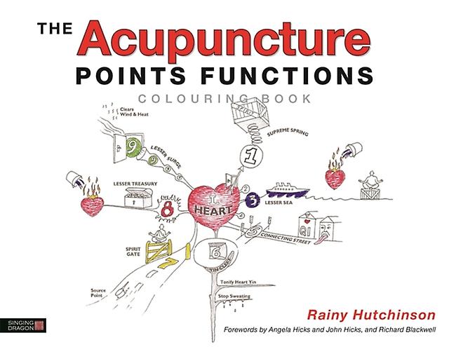 The Acupuncture Points Functions Colouring Book by Rainy Hutchinson Paperback Book