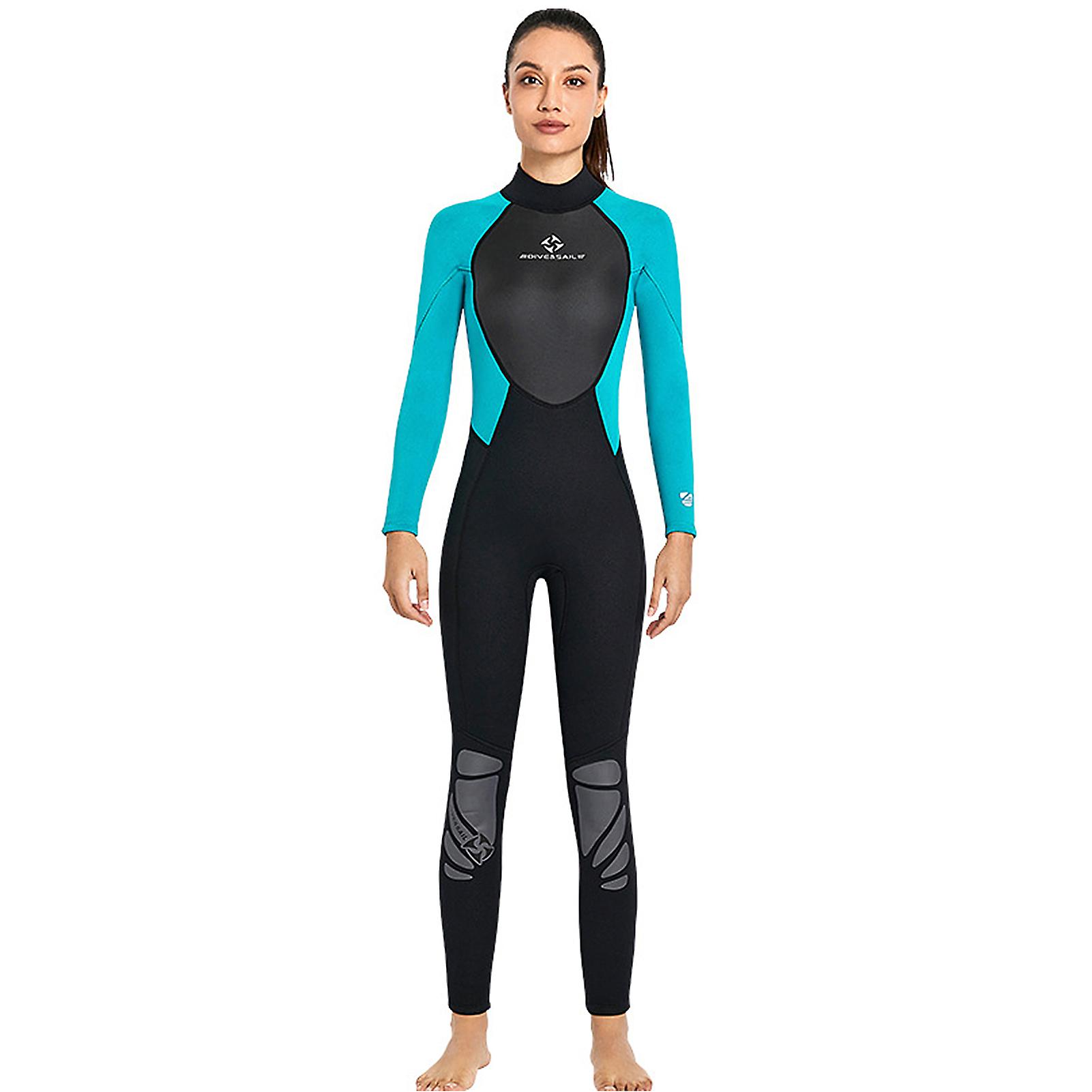 3mm Women Neoprene Wetsuit Full Body Diving Suit