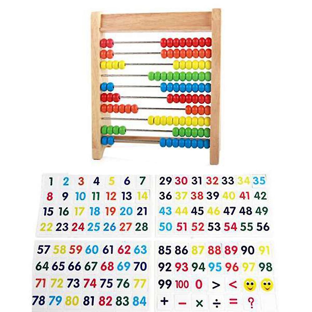 Children's Arithmetic Teaching Aids Counting Stick Calculation Frame Abacus Educational Tool Teachi