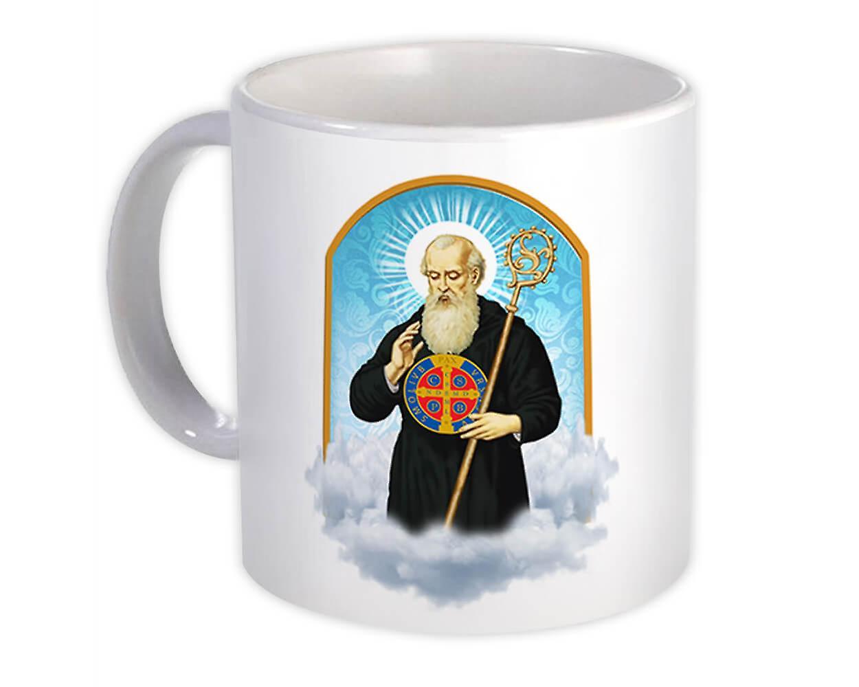 Presentmugg: Saint Benedict av Nursia Sao