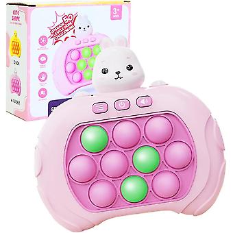 Pop It-spel med ljus, Fidget-leksak, snabbtrycksspelkonsol, Whack A Mole-spel