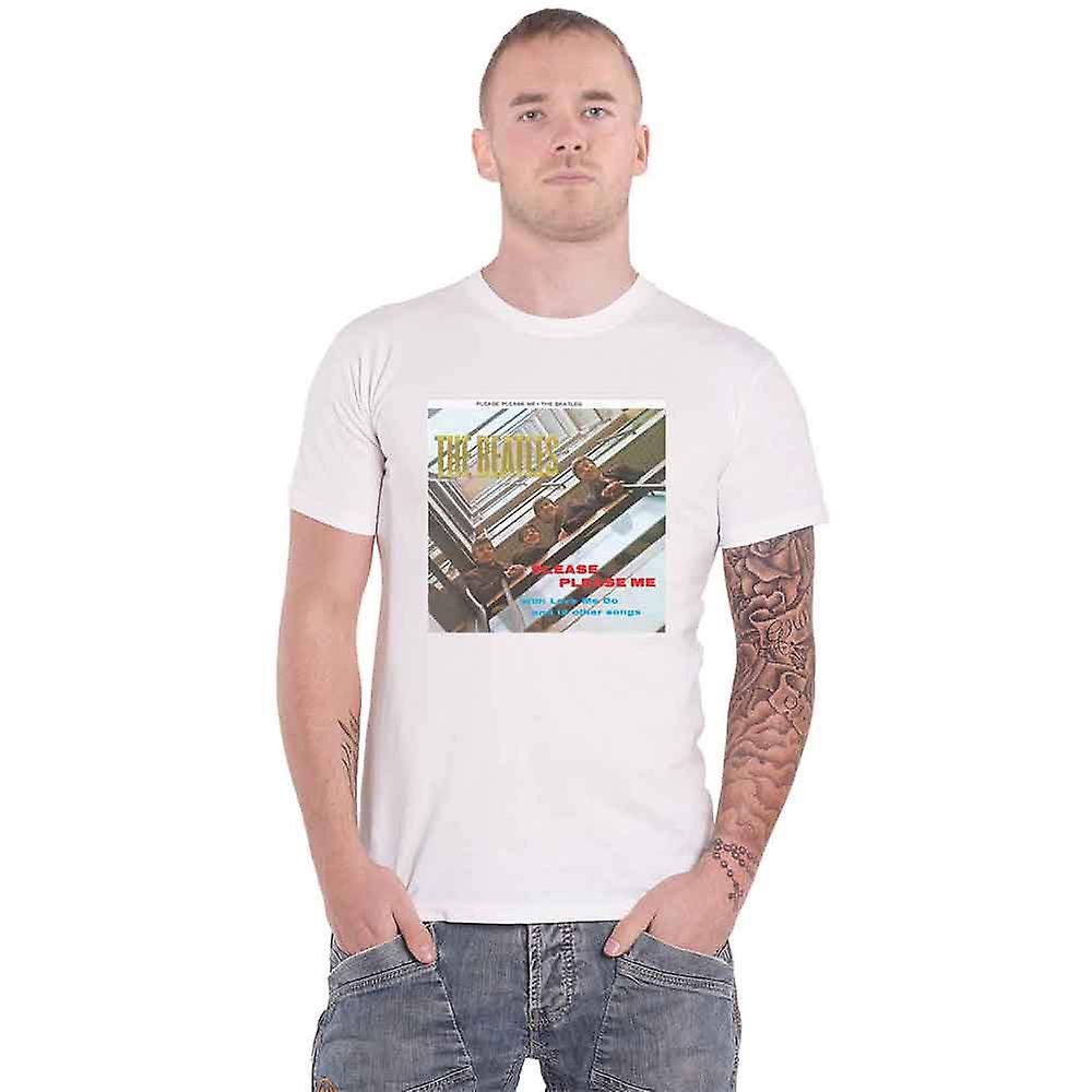 The Beatles Please Please Me Gold Foil T Shirt