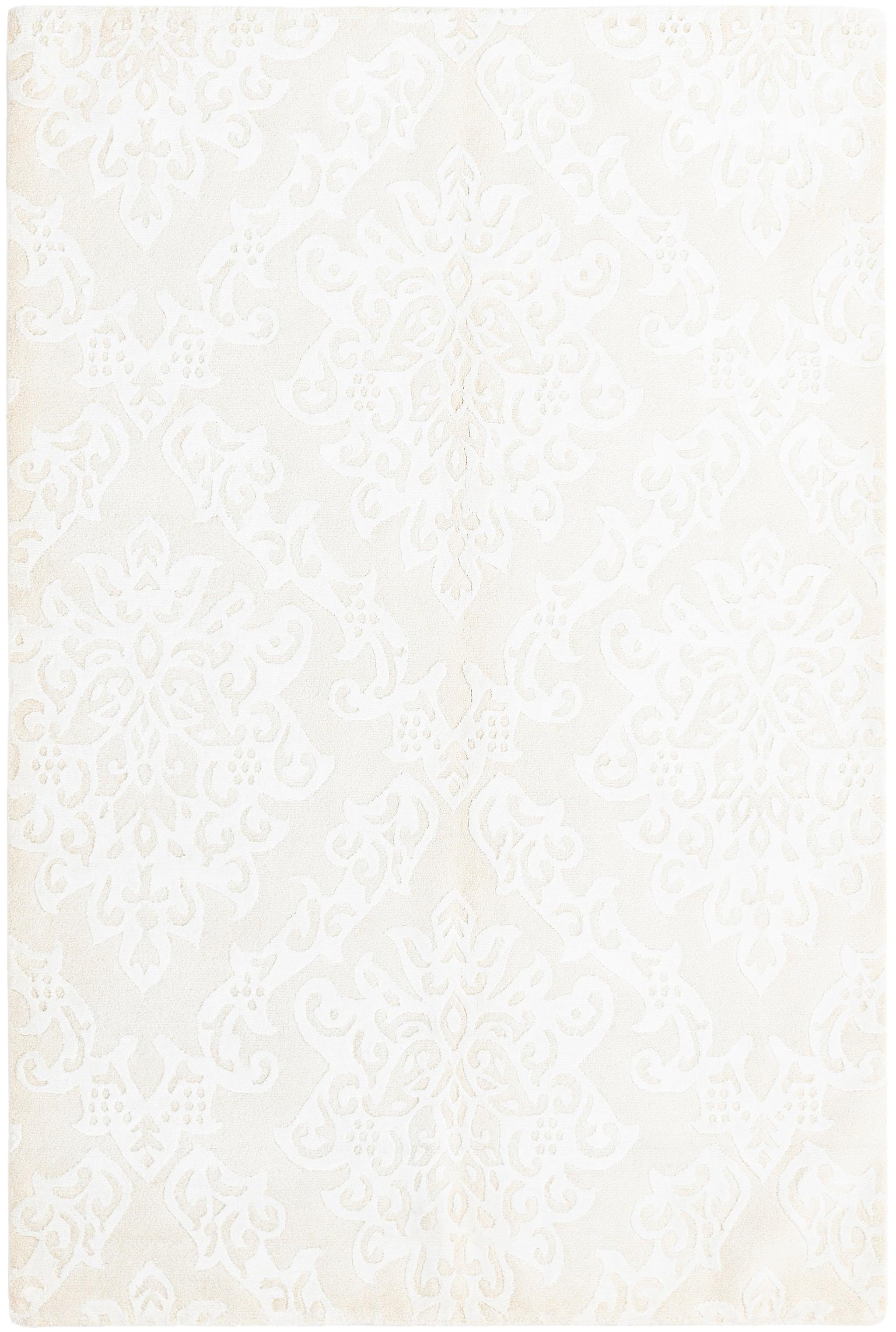 Hadorn Darya-印度 124x185 配米色手摇织机印度地毯