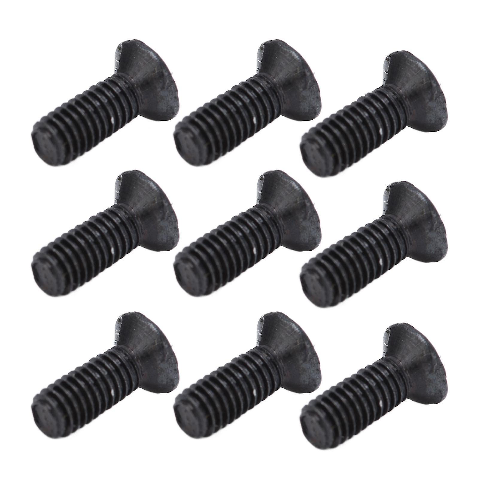 50Pcs M3x6 Black Galvanized Countersunk Cross Screws DIN 965 Kit