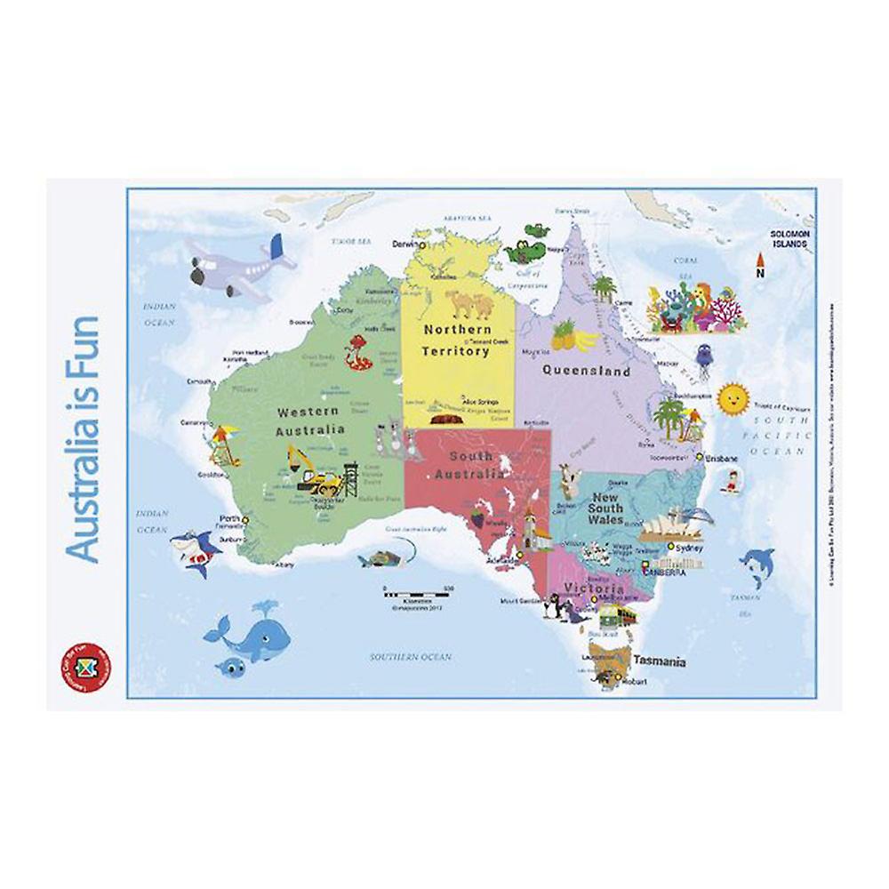 LCBF Australia is Fun Poster Educational Content Colorful Graphics High Quality
