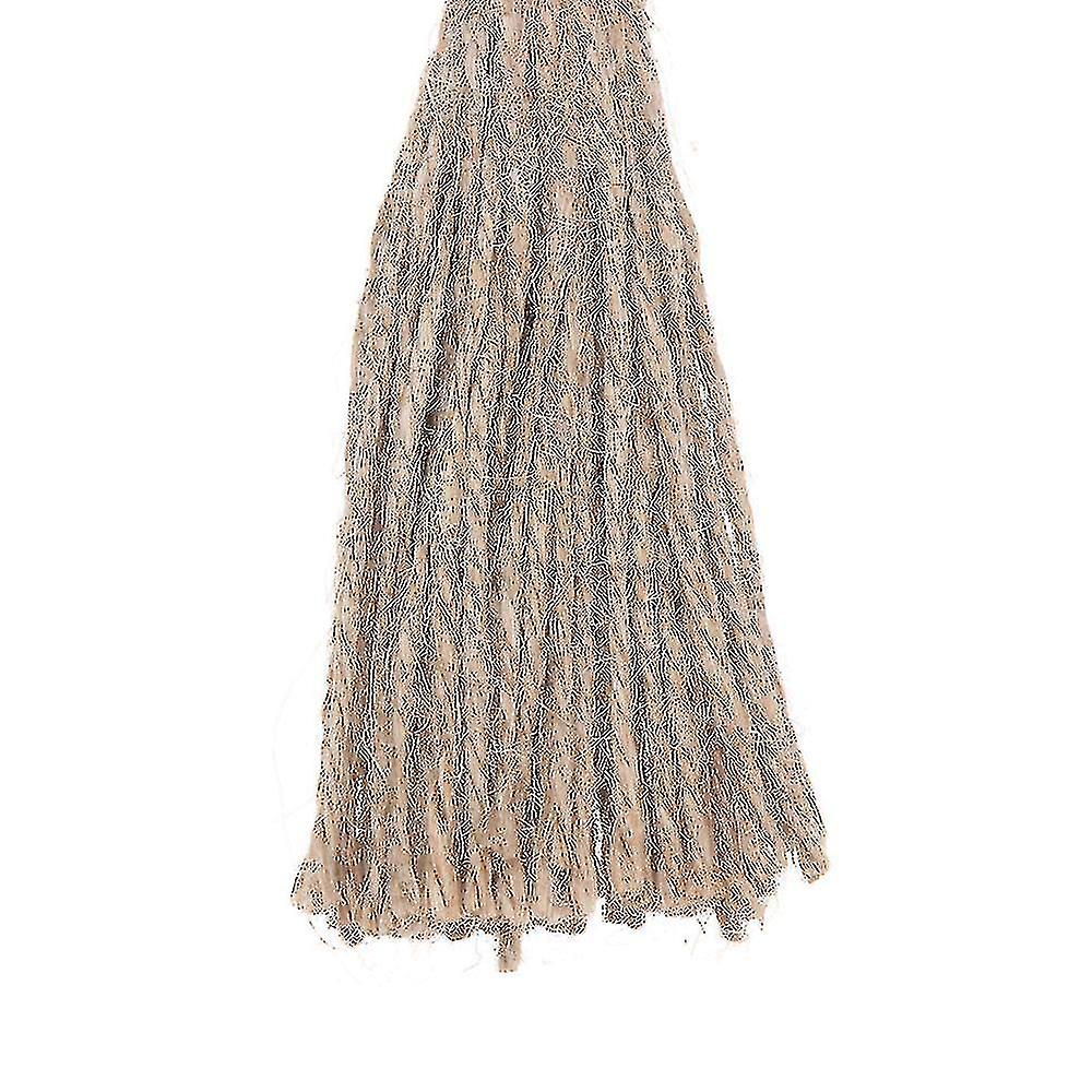 4 قطع مفيدة شرابات الجوت الطبيعية المنزل الخيش شرابة الجوت حبل شرابات الزخارف دي