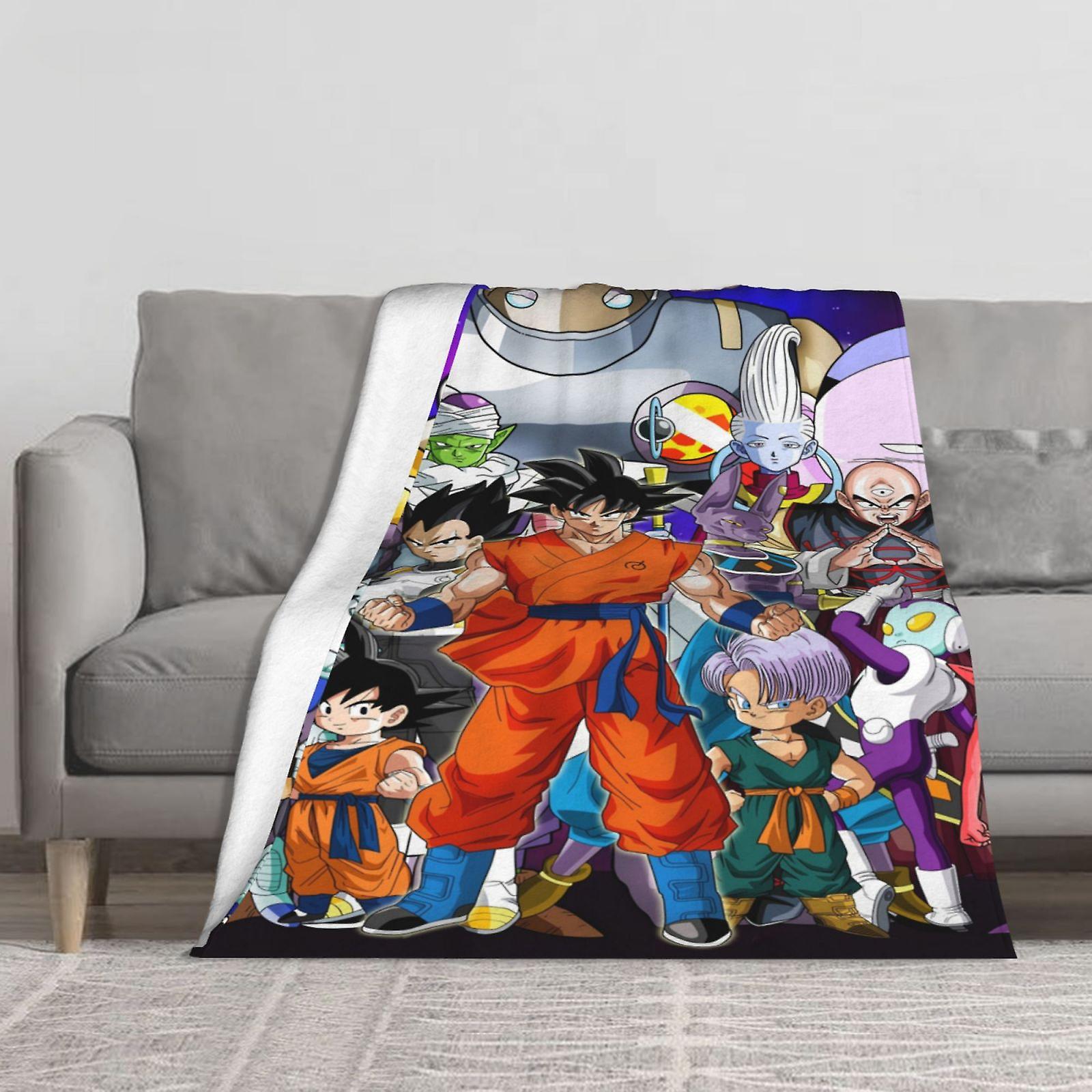 Thickened Flannel Blanket 60*50in Dragon Ball