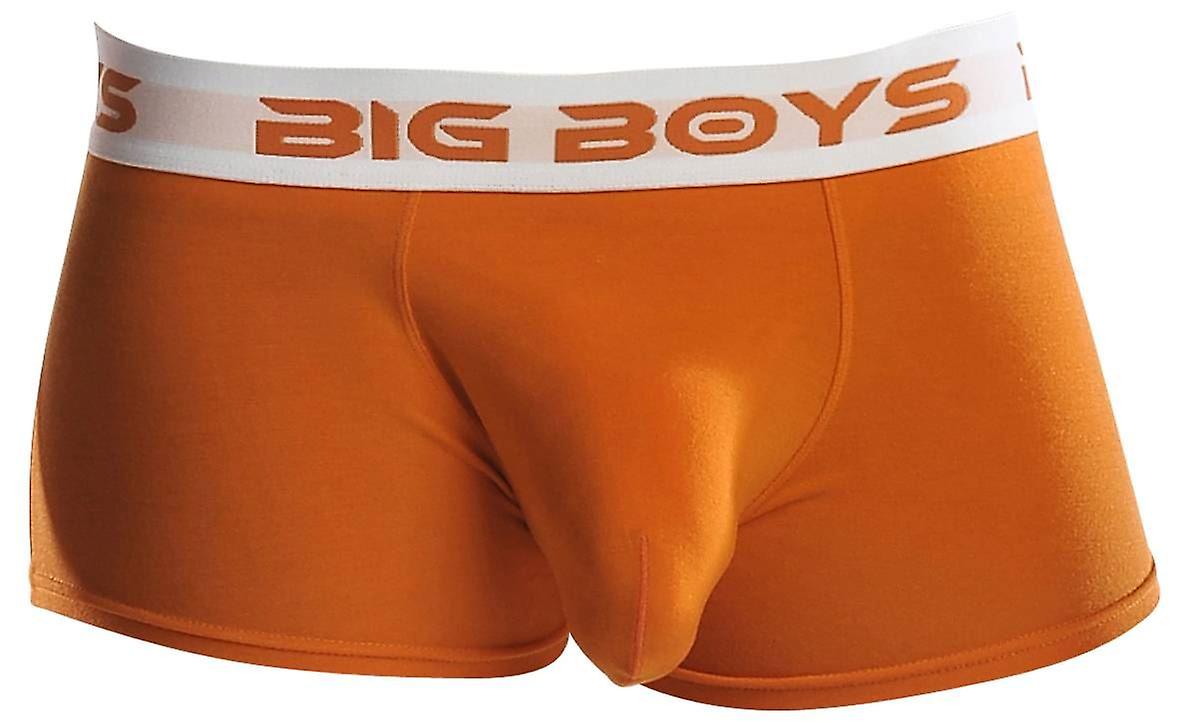 Store gutta lave truser - oransje