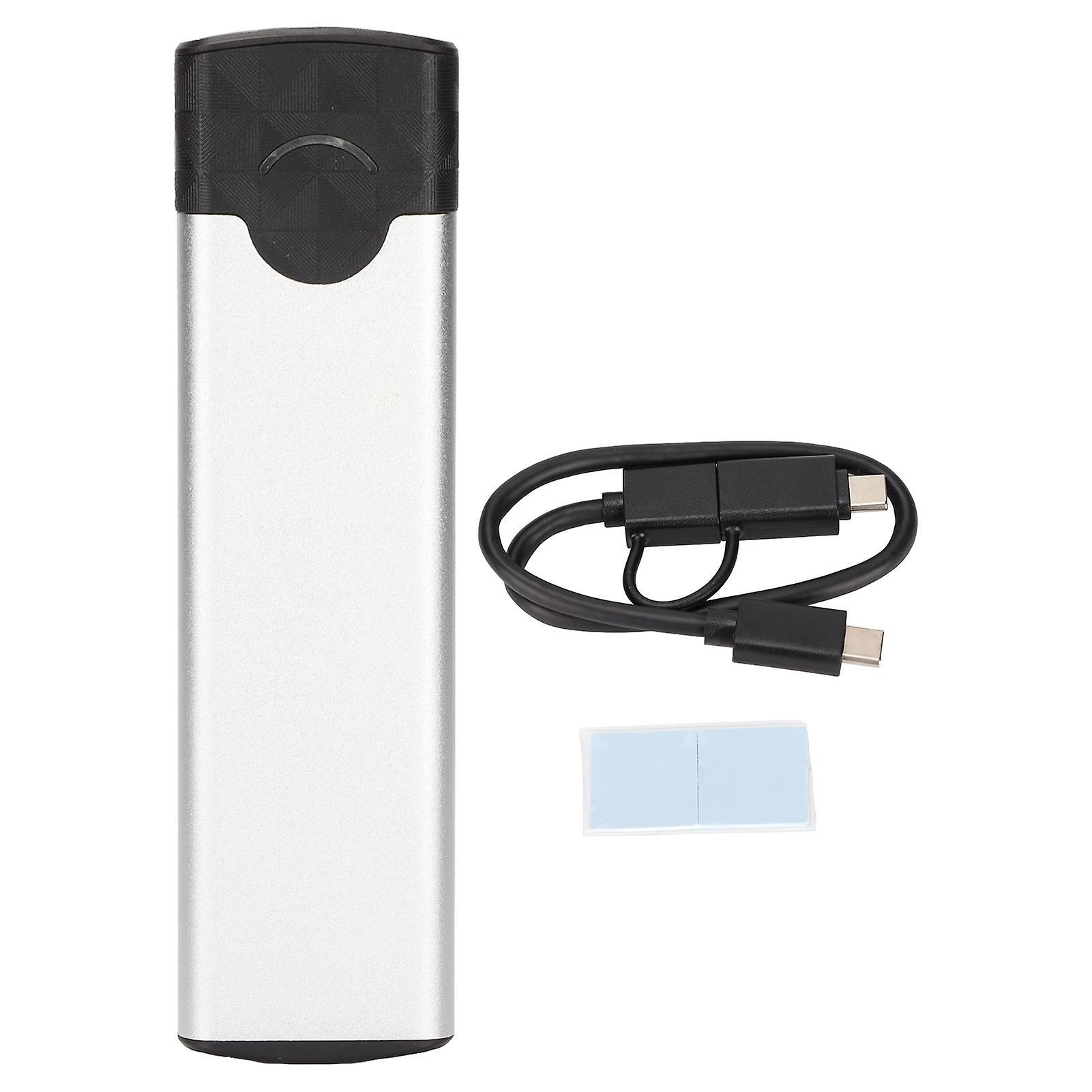 M.2 NVME HDD Enclosure Lega di alluminio ABS USB3.1 Tipo C 10Gbps Secure Stable Hard Drive Enclosure per Thinkplus