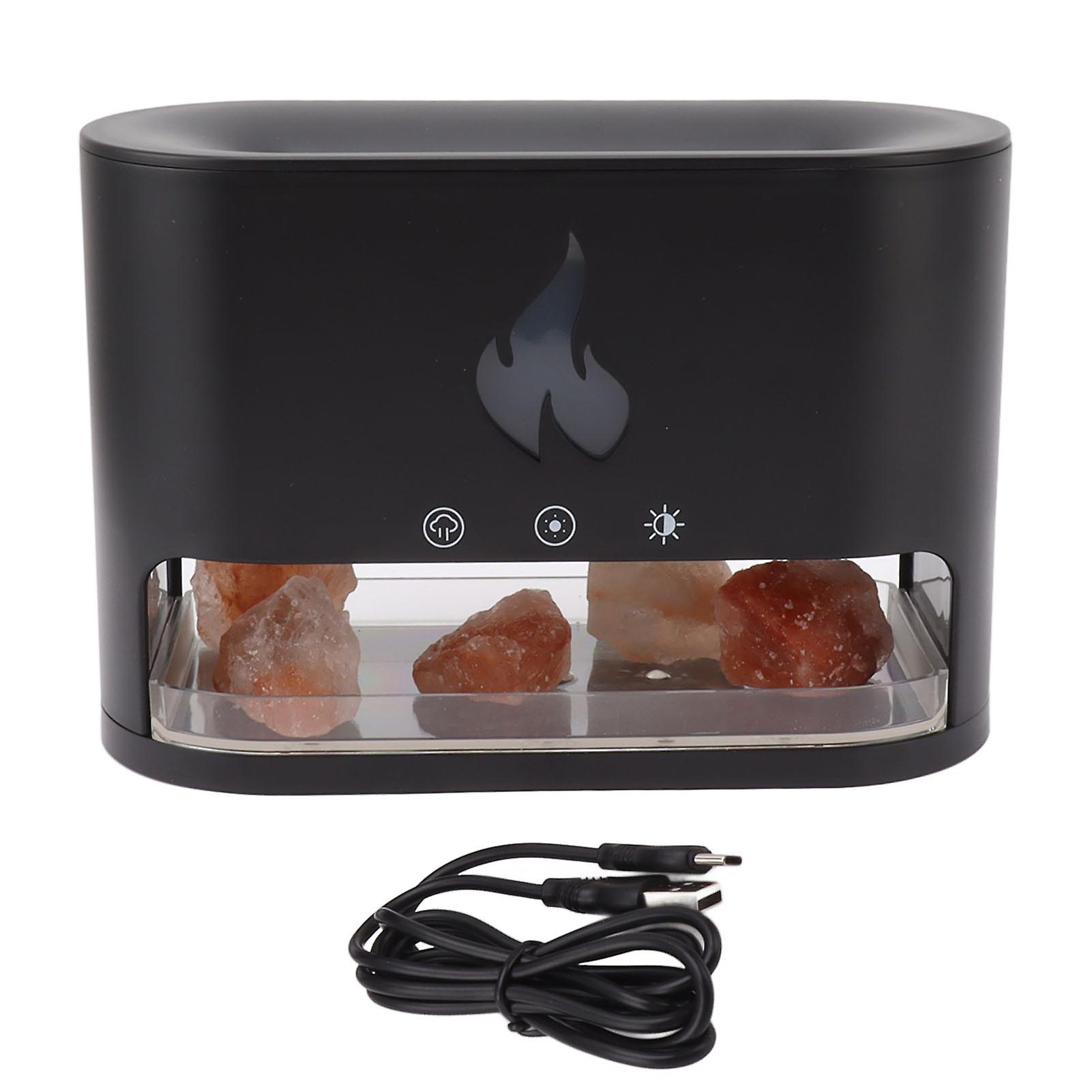 250ml Flame Air Diffuser Humidifier 7 Colors Flame Aromatherapy Diffuser for Home Use Office Use Gift