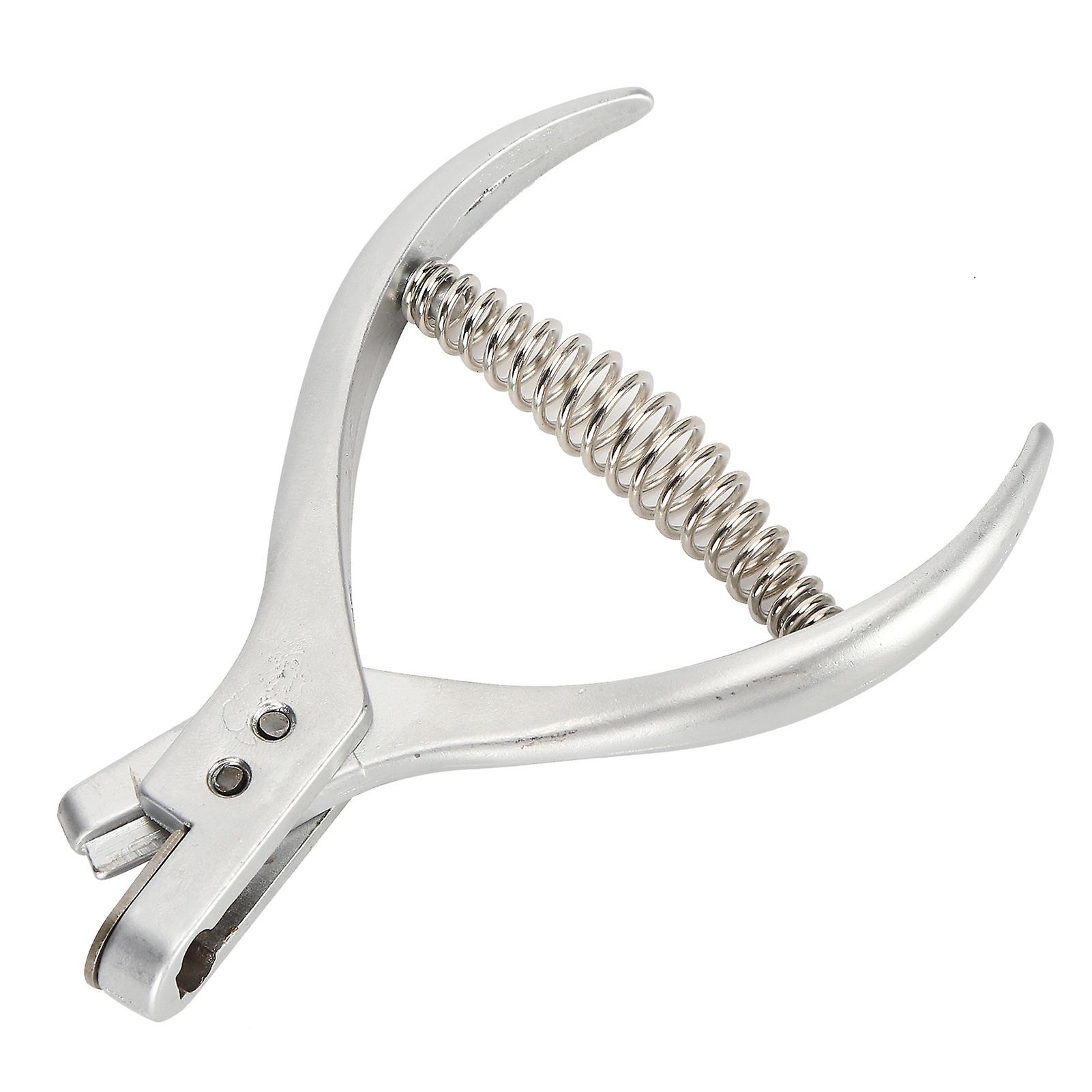 Stainless Steel Punch Pliers: U-Shaped Manual Tool for Ticket Proofing
