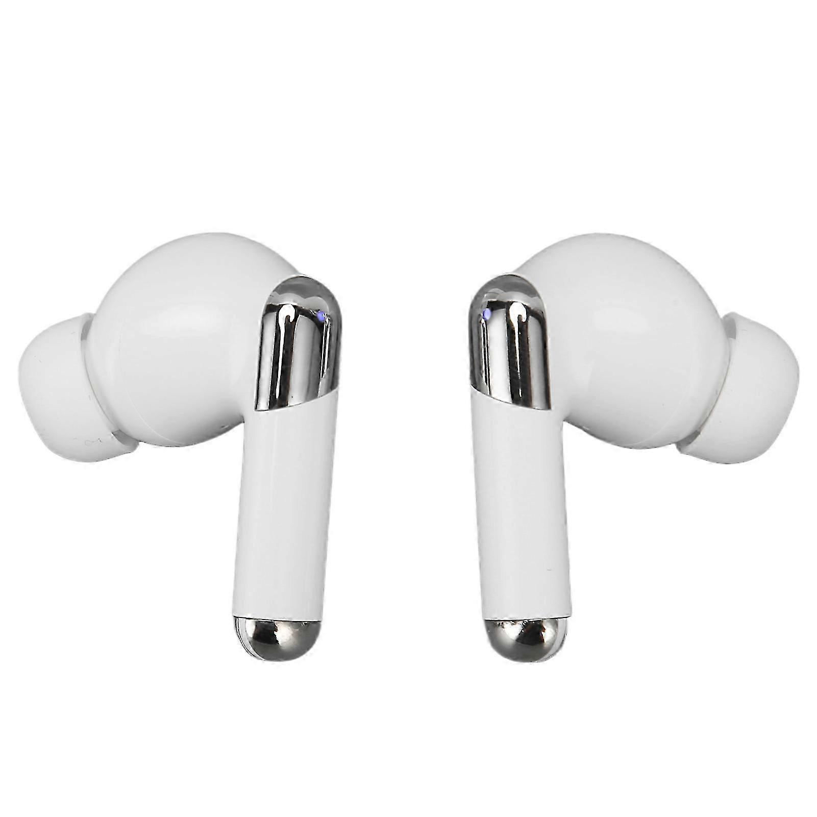 Language Translator Earbuds 144 Languages Noise Reduction Bluetooth 5.3 Wireless Smart Translator Earphone White 