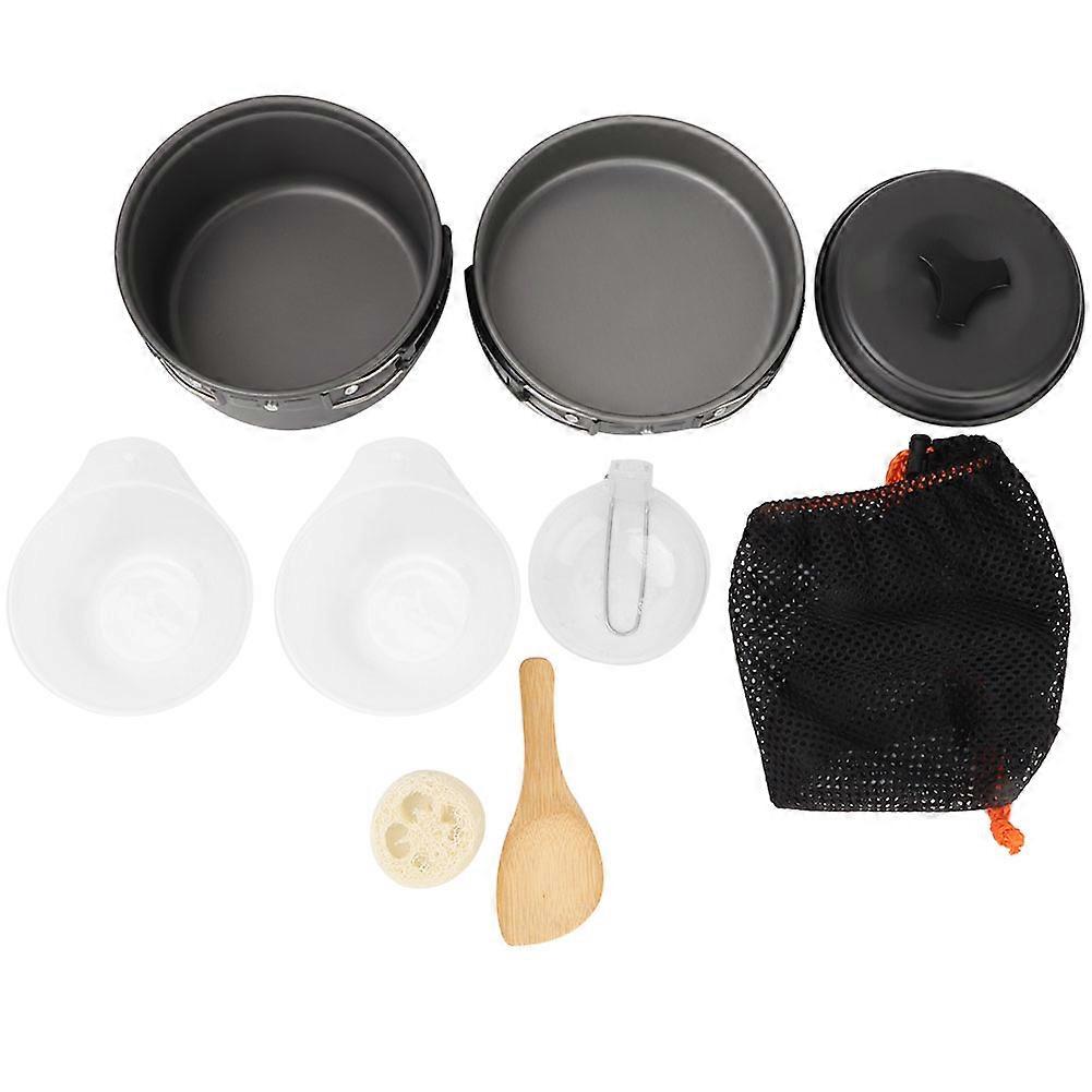 Compact Foldable Aluminum Cookware Pot for Outdoor Adventures