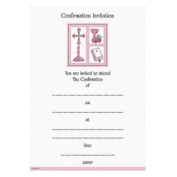 Simon Elvin Confirmation Invitations (Pack of 20)