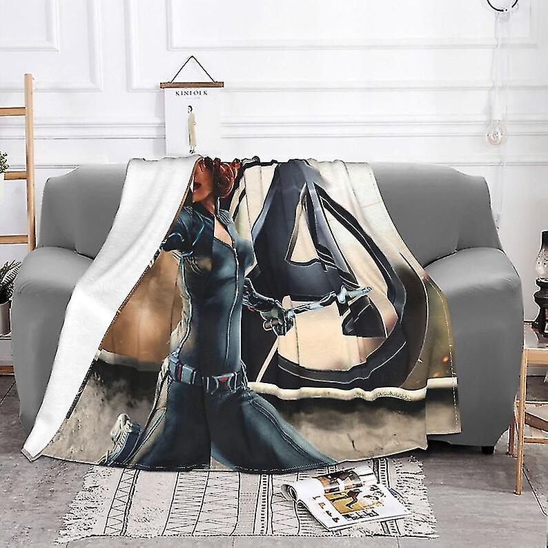 Custom Name Blanket Marvel Black Widow Tapestry Personalized Blankets Birthday Gift Customized Diy