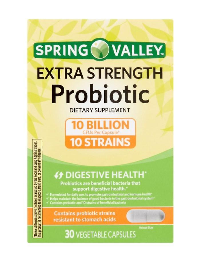 Spring Valley Extra-strength Probiotic Vegetable Capsules, 30 Count