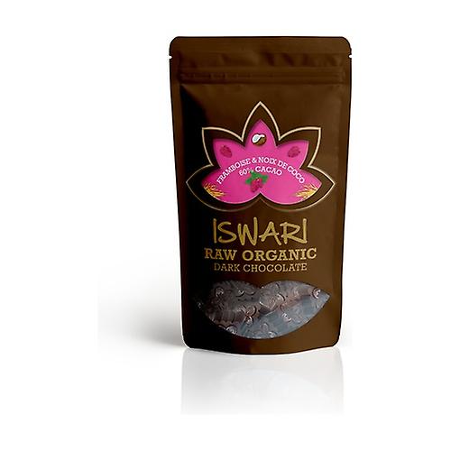 Chocolate candies (60%) Raspberry & Coconut 200 g of powder (Raspberry)