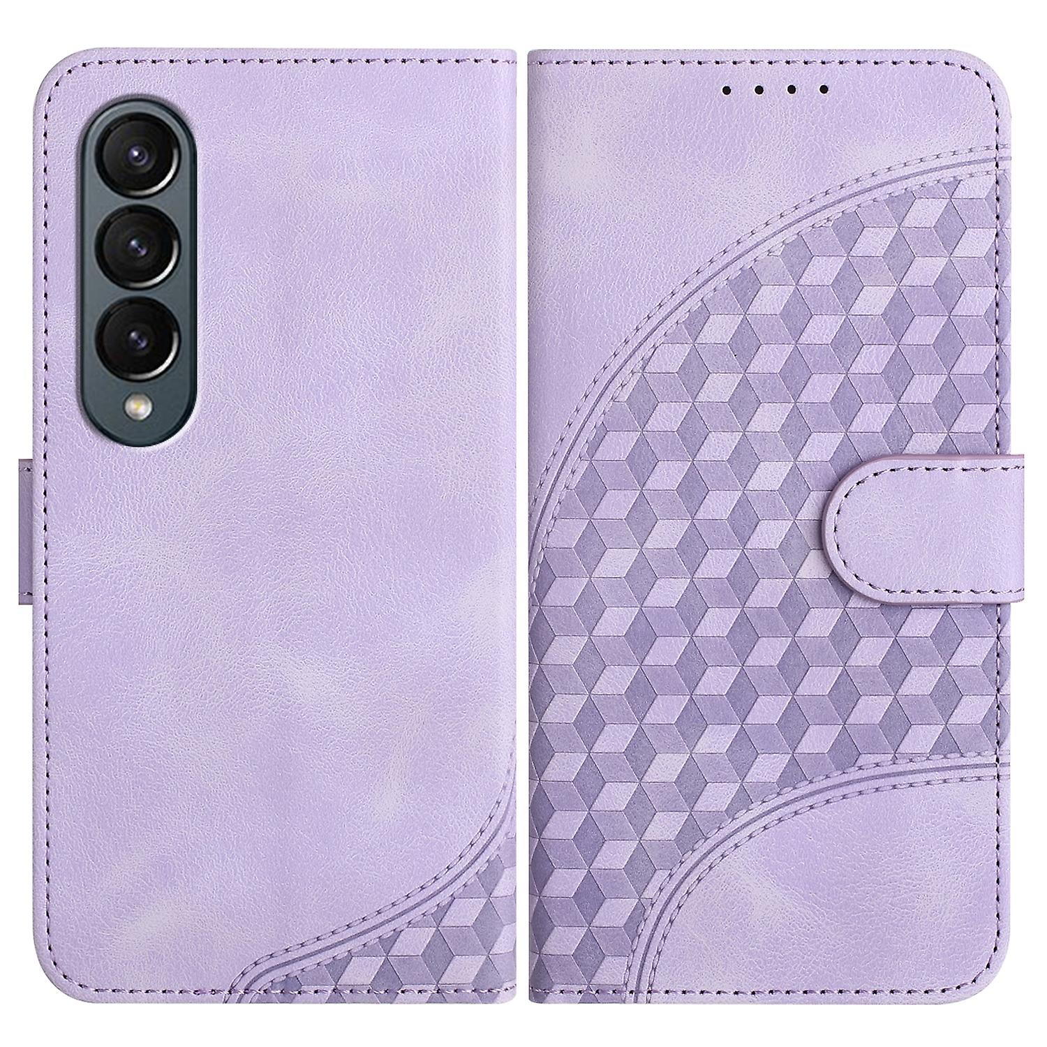 Elephant Embossed PU Case For Samsung Galaxy Z Fold4 5G
