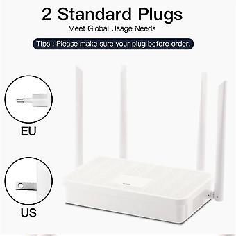 Ac1200mbps Wifi Router Gigabit Ethernet Router Dual Band 2.4ghz 5ghz Wireless Network Wifi Repeater White-eu Plug