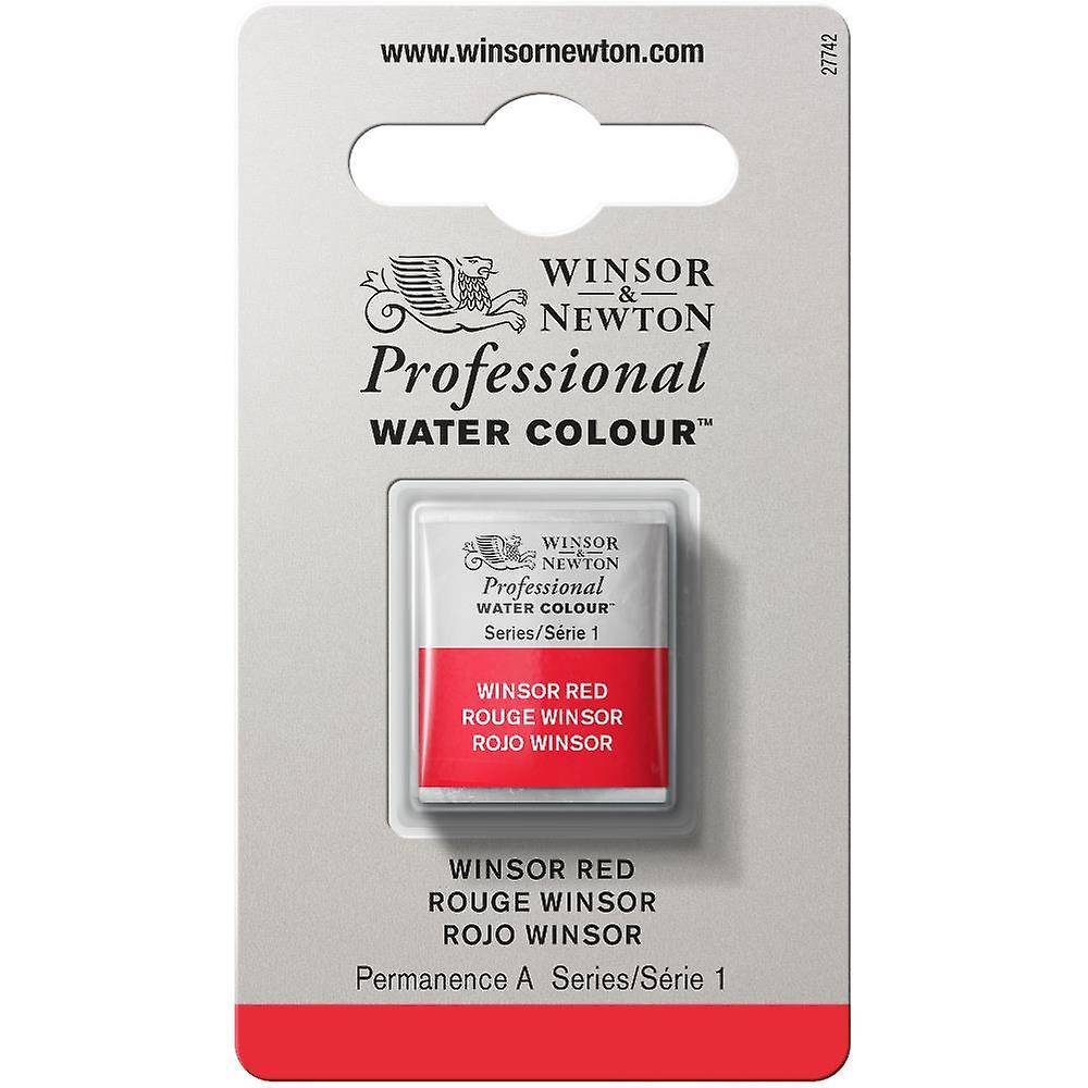 Winsor & Newton Professional Watercolour Half Pan, 726 Winsor Red S1