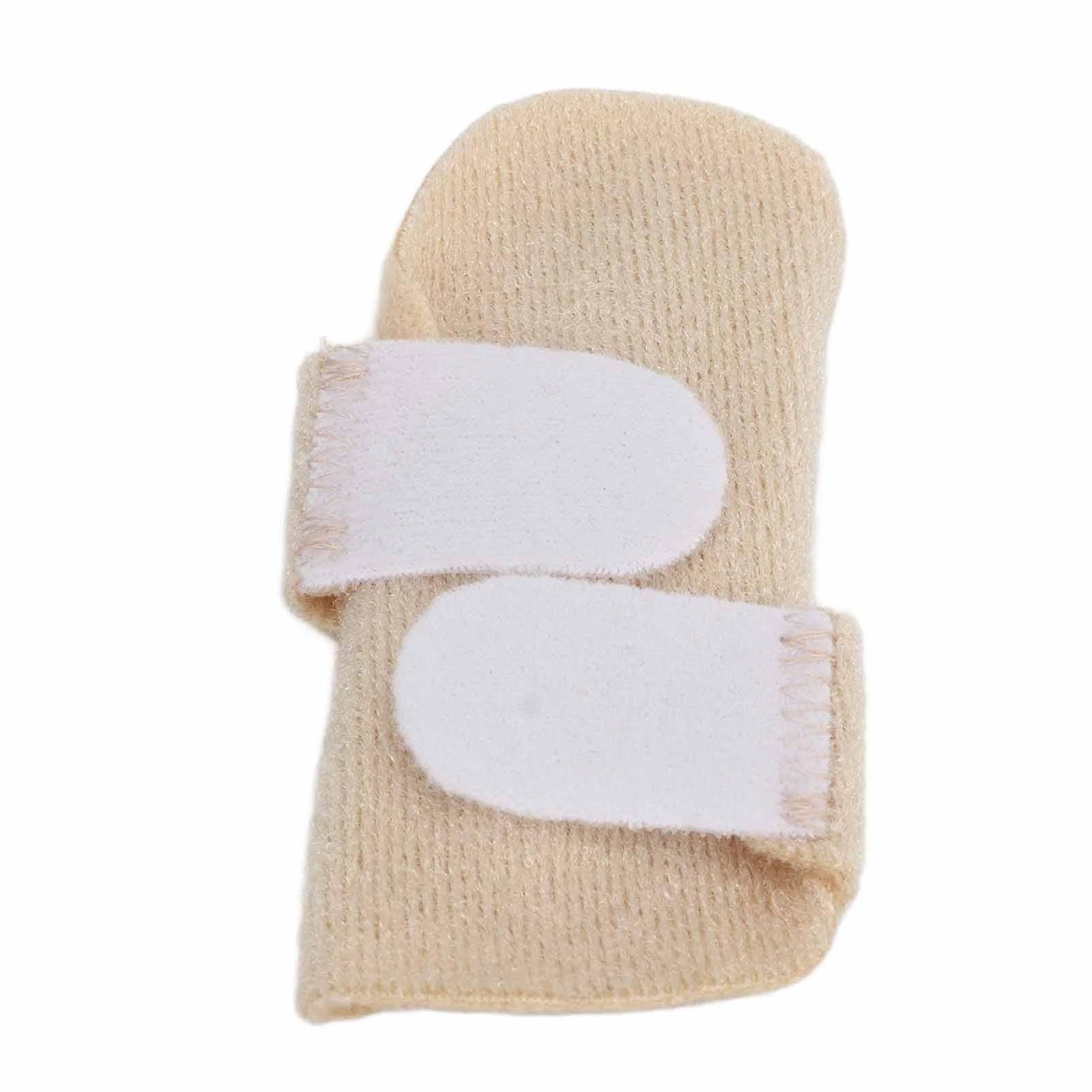 Finger Splint Breathable Joint Fixation Double Knuckle Finger Sleeve for Broken Strained Fingers Skin Color Even Size Adult 