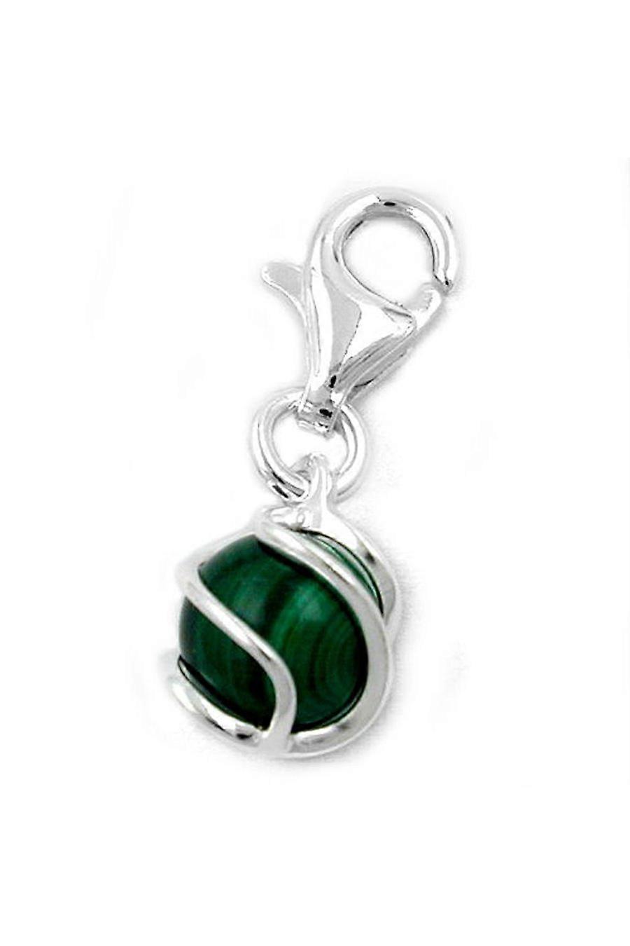 Pendant Charm Malachite Silver 925 - Gl90715