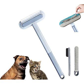 Brosse de nettoyage pour poils d'animaux Lintlift avec raclette