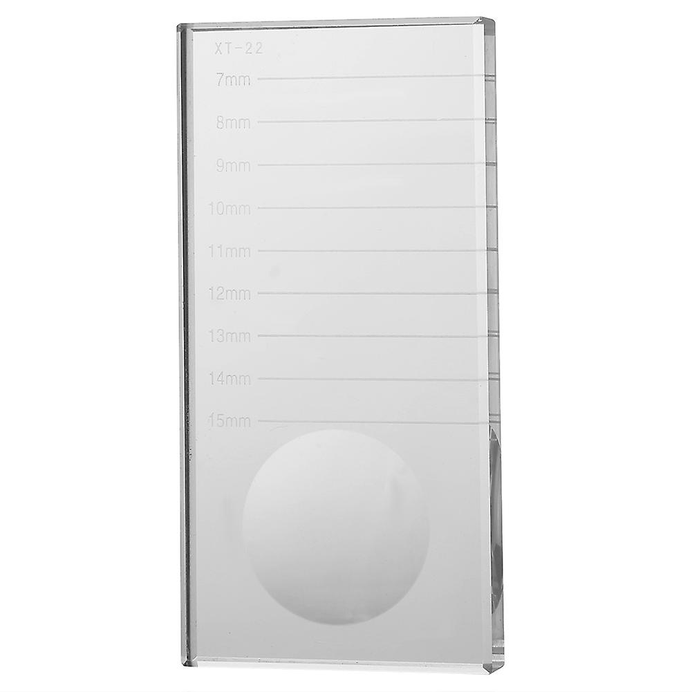 Rectangular Glass False Eyelashes Glue Adhesive Separator Holder Eye Lashes Extension Pallet