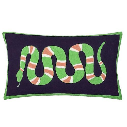 Furn Embroidered Snake Cushion Cover