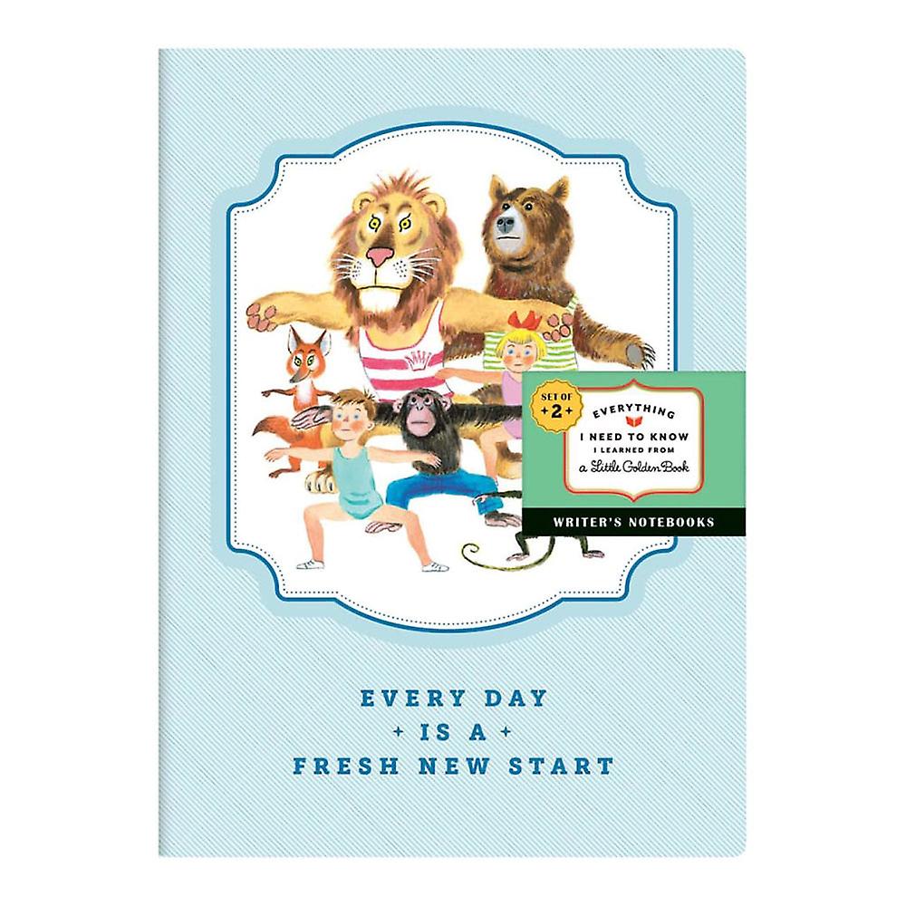 Galison Quality A Golden Book Unique Shaped Portfolio Writers Notebook Set