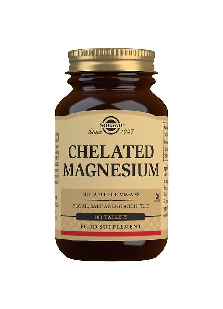 Solgar Chelated Magnesium - 100 Tablets