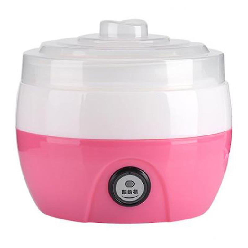 2024, Yoghurtmaker, 1L (roze), Automatische Yoghurtmaker Crème Yoghurt Elektrische Yoghurtmachine DIY Tool