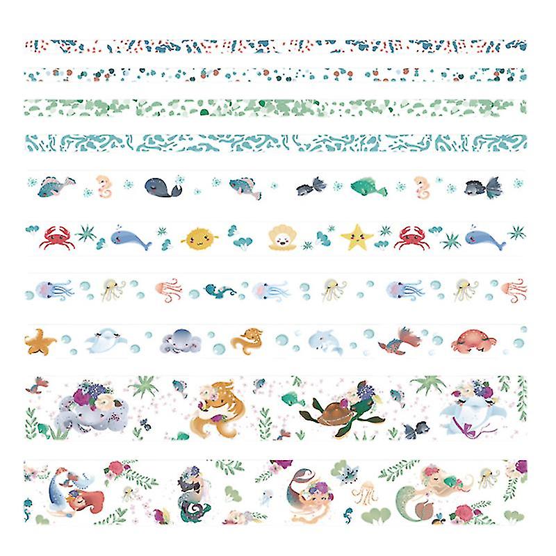 10rolls Sticky Paper Tape