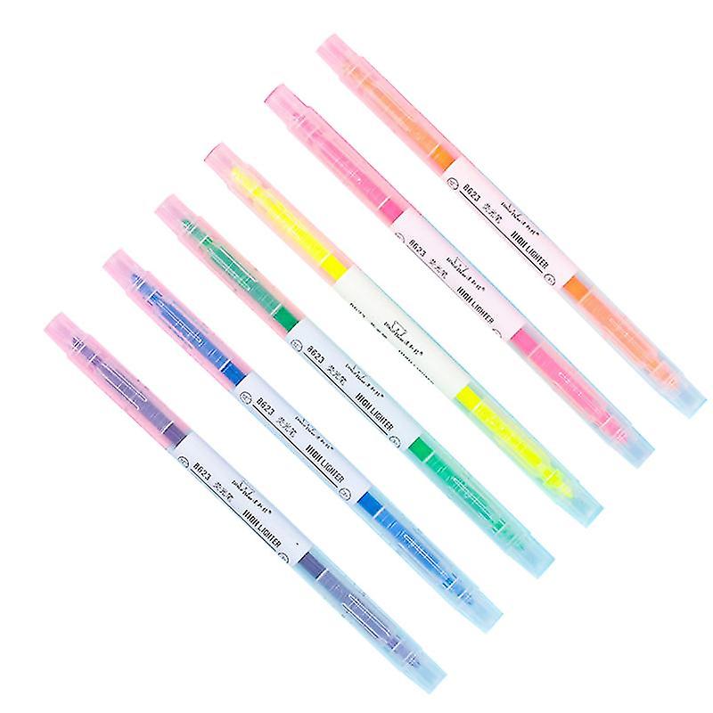 6pcs Highlighter Marker