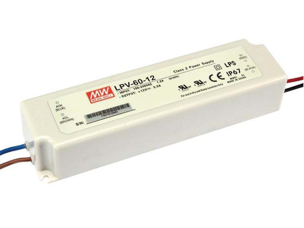 Mean Well ALIMENTATORE SWITCHING - 1 USCITA - 60 W - 12 V