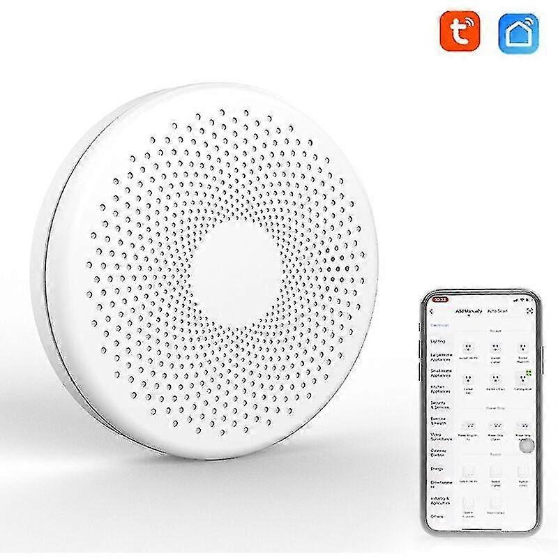 Wifi 2 in 1 Kohlenmonoxid Smart Rauchmelder Gasdetektor Sound Flash Licht Alarmfunktion