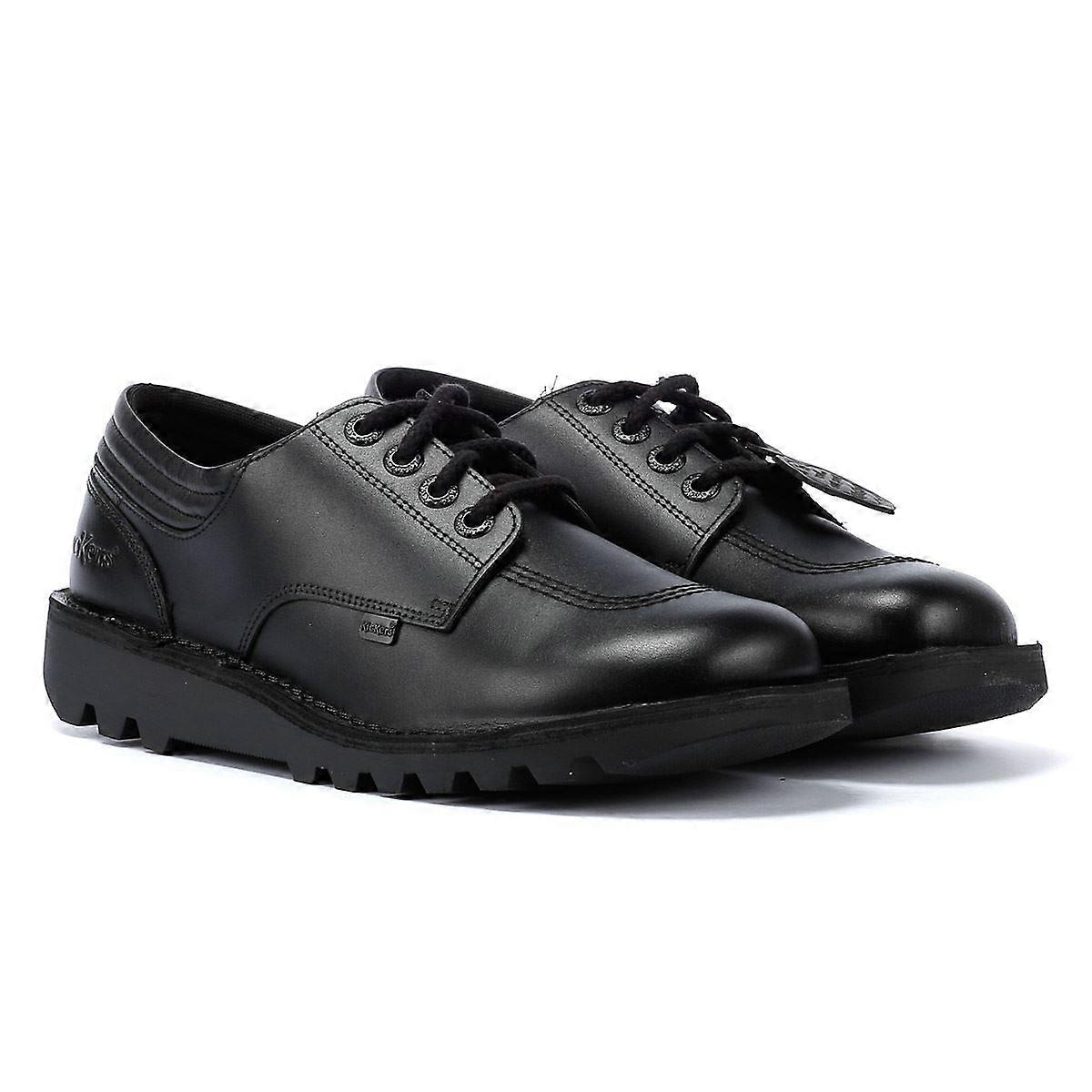 Kickers Kick Lo Padded Men's Black Leather Shoes