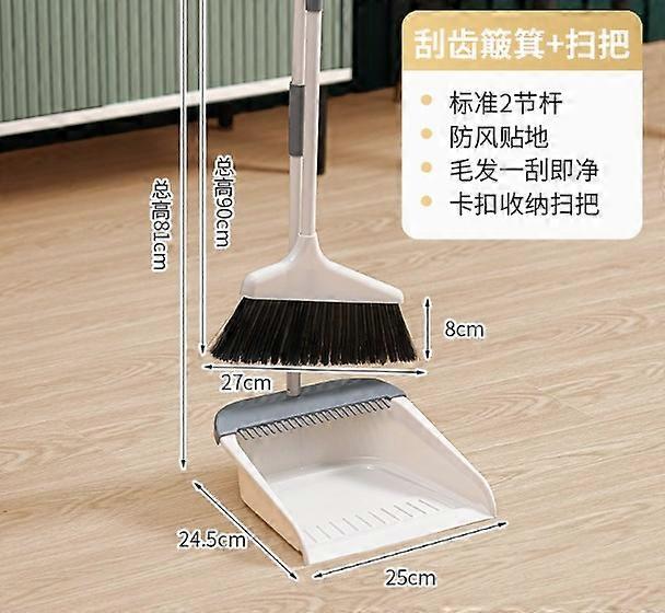 1 Set Broom and Dustpan Set Sweeping Broom Dustpan Broom Set Floor Cleaning Tool