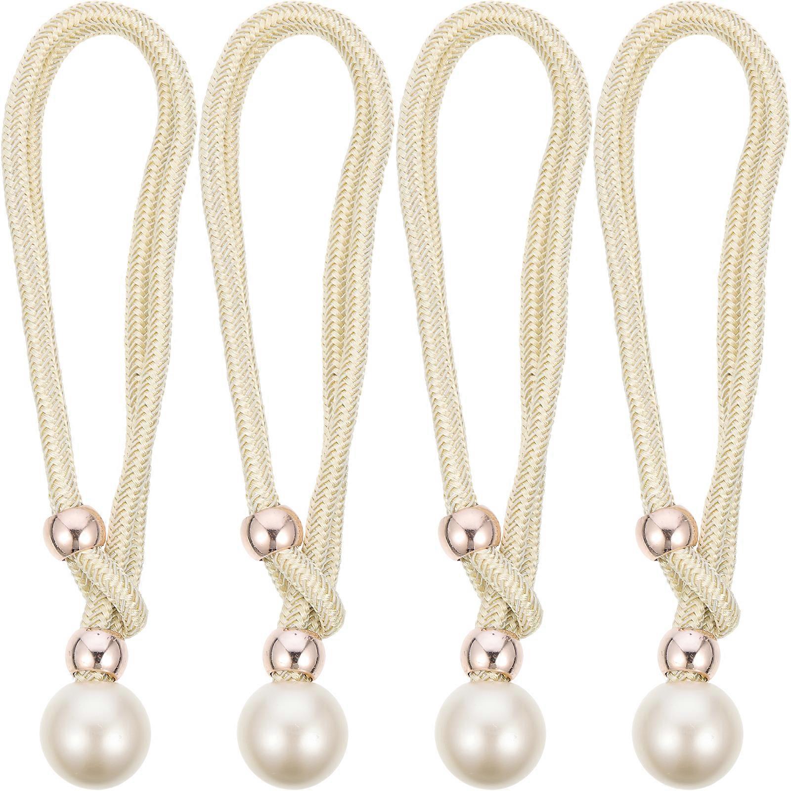 4pcs Curtain Tieback Window Curtain Strap Elegant Window Curtain Holdback