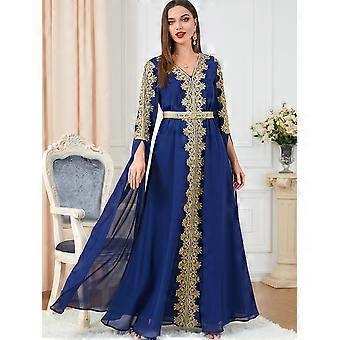 strapless open back dress Nour Abaya