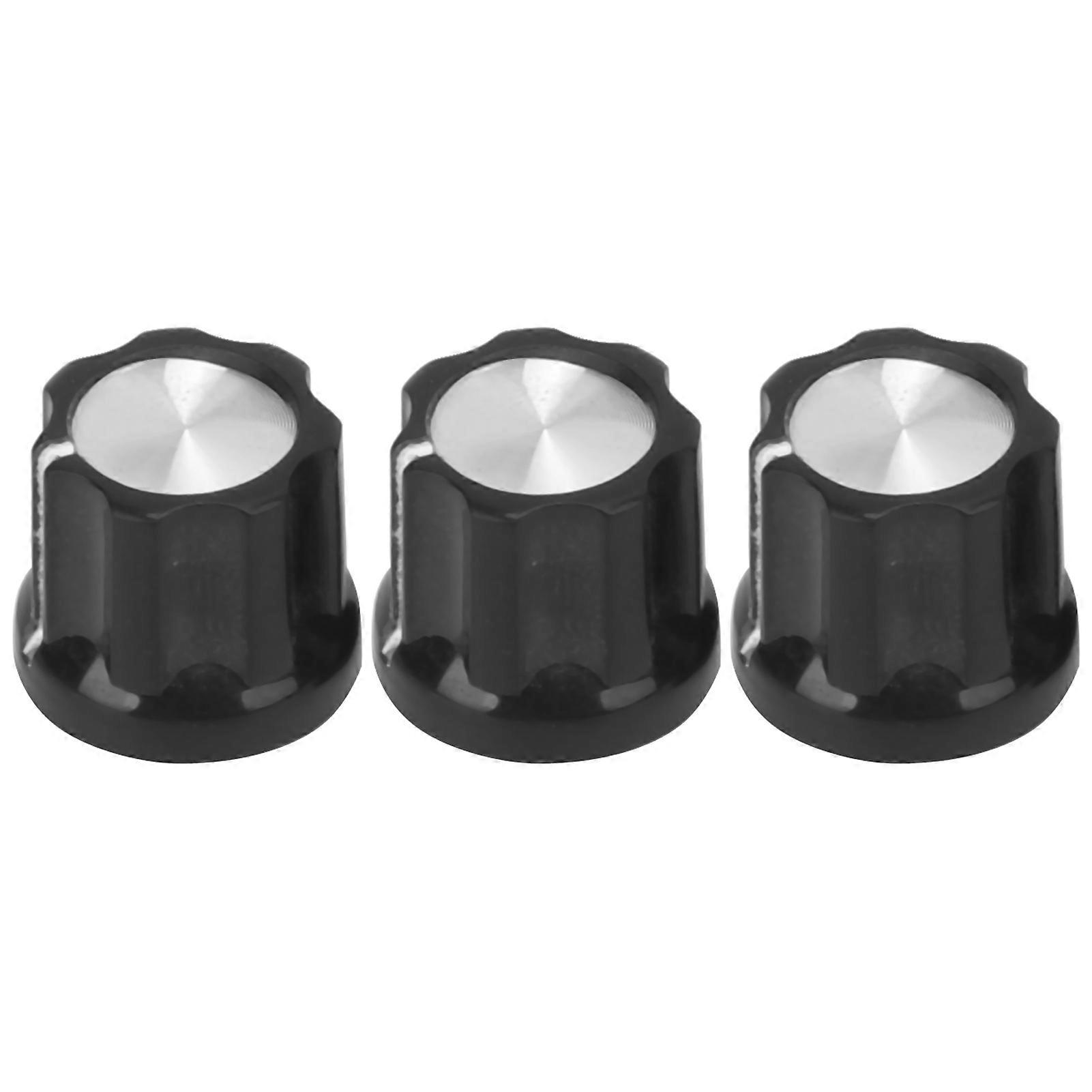 3pcs Effect Knob Volume Control Rotation Adjustment Button Audio Equipment Accessories
