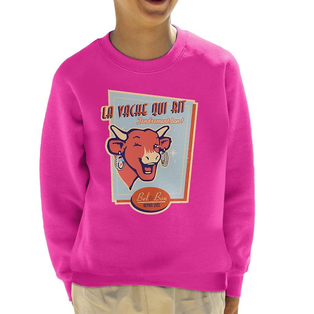 The Laughing Cow For Cheese Lovers Kid's Sweatshirt