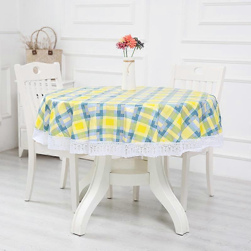 180 cm round tablecloth - waterproof, anti-fouling, anti-wrinkle thickened round tablecloth environmentally friendly large round tablecloth round tabl