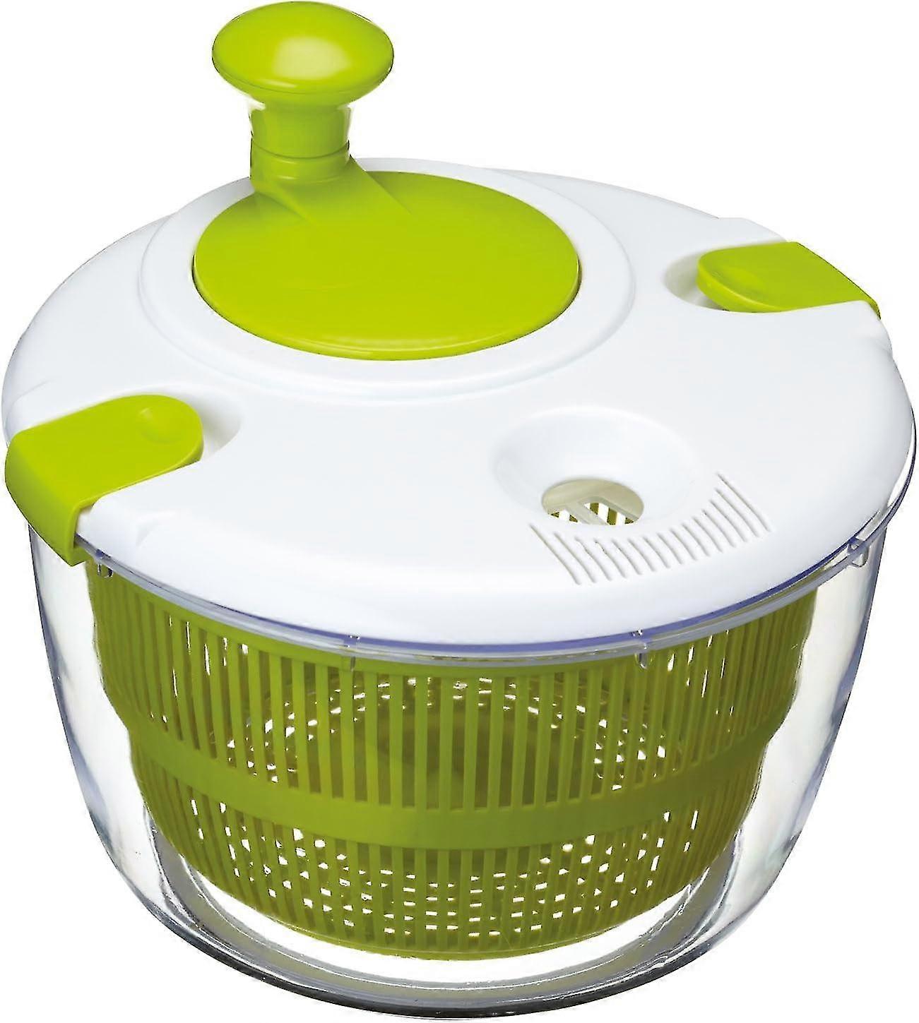 Deluxe Salad Spinner And Dressing Aid W pudełku upominkowym, plastik bez bpa, (25 cm)