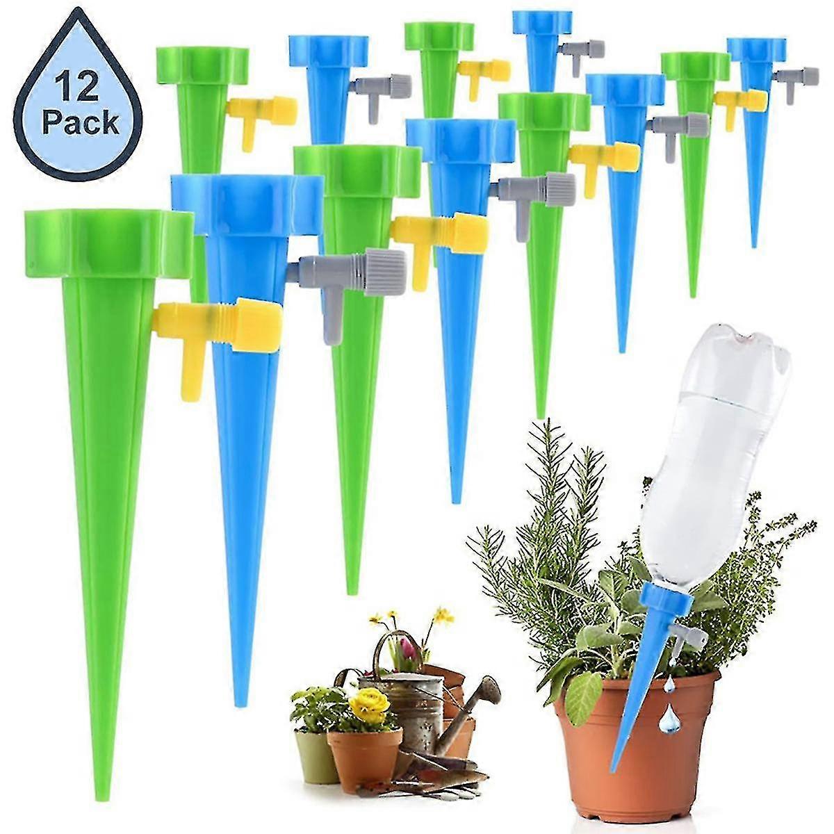 Jardin de Noël Goutte à goutte automatique Fleur Plante Auto-arrosage Pointes Pieu Dispositif d’eau