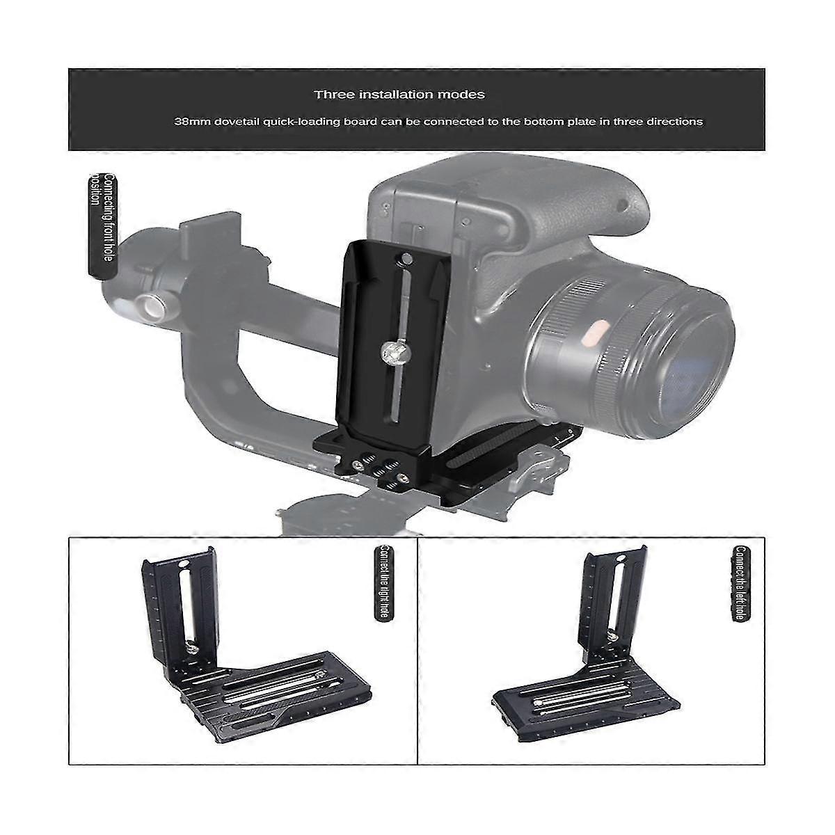 For Slr Vertical Fast Assembly Board Weebill S Mini Bi S Ruying Rsc2 Rs2 Stabilizer L-shaped Assemb