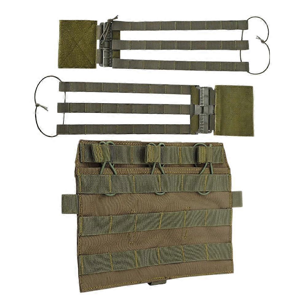 Jagdweste Frontscheibe Erwachsene Nylon Schnallen Wandern Tragbar Seitlicher Taillengürtel blaxk