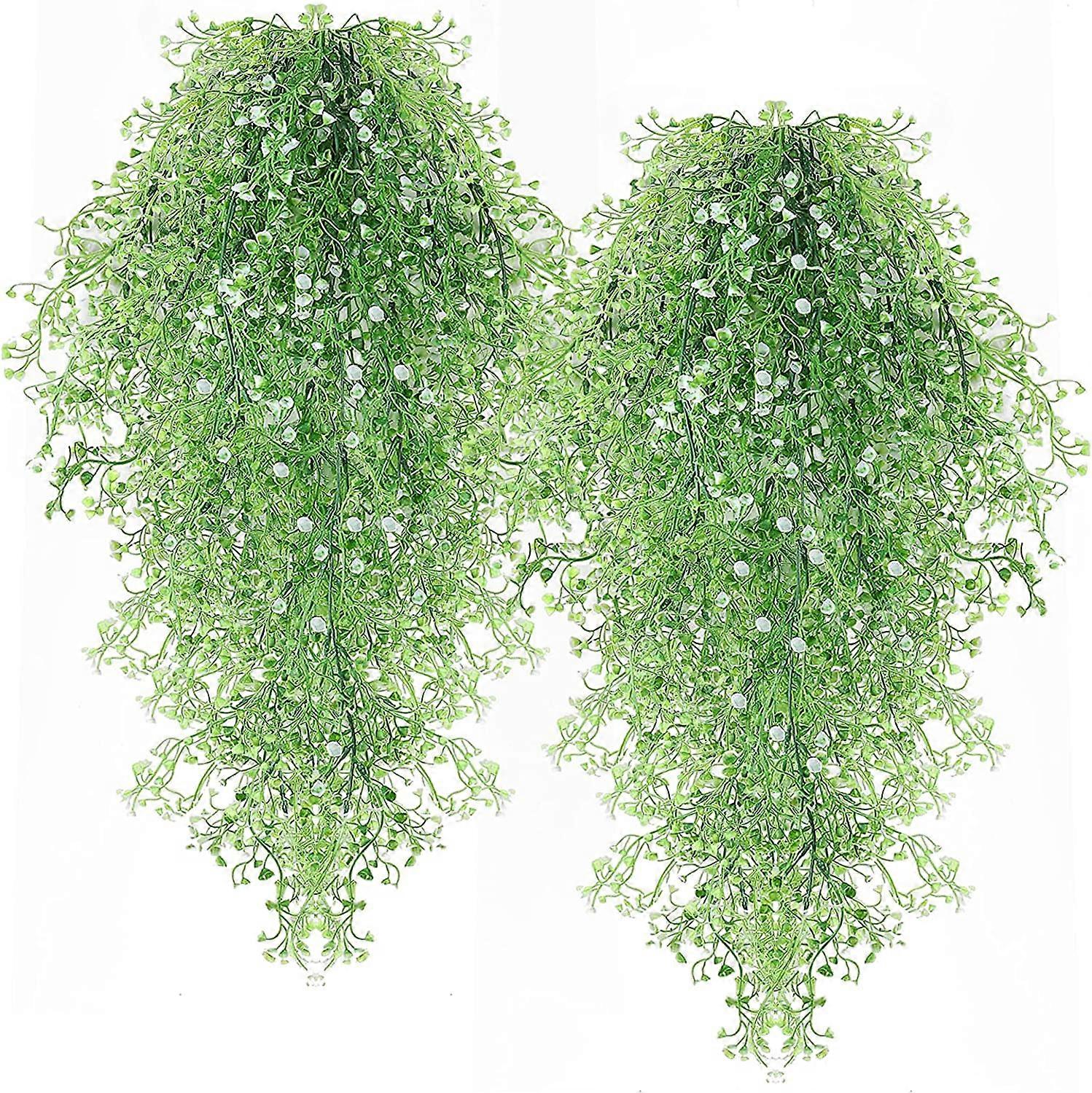 Set of 4 Artificial Fern Plants Artificial Hanging Plants