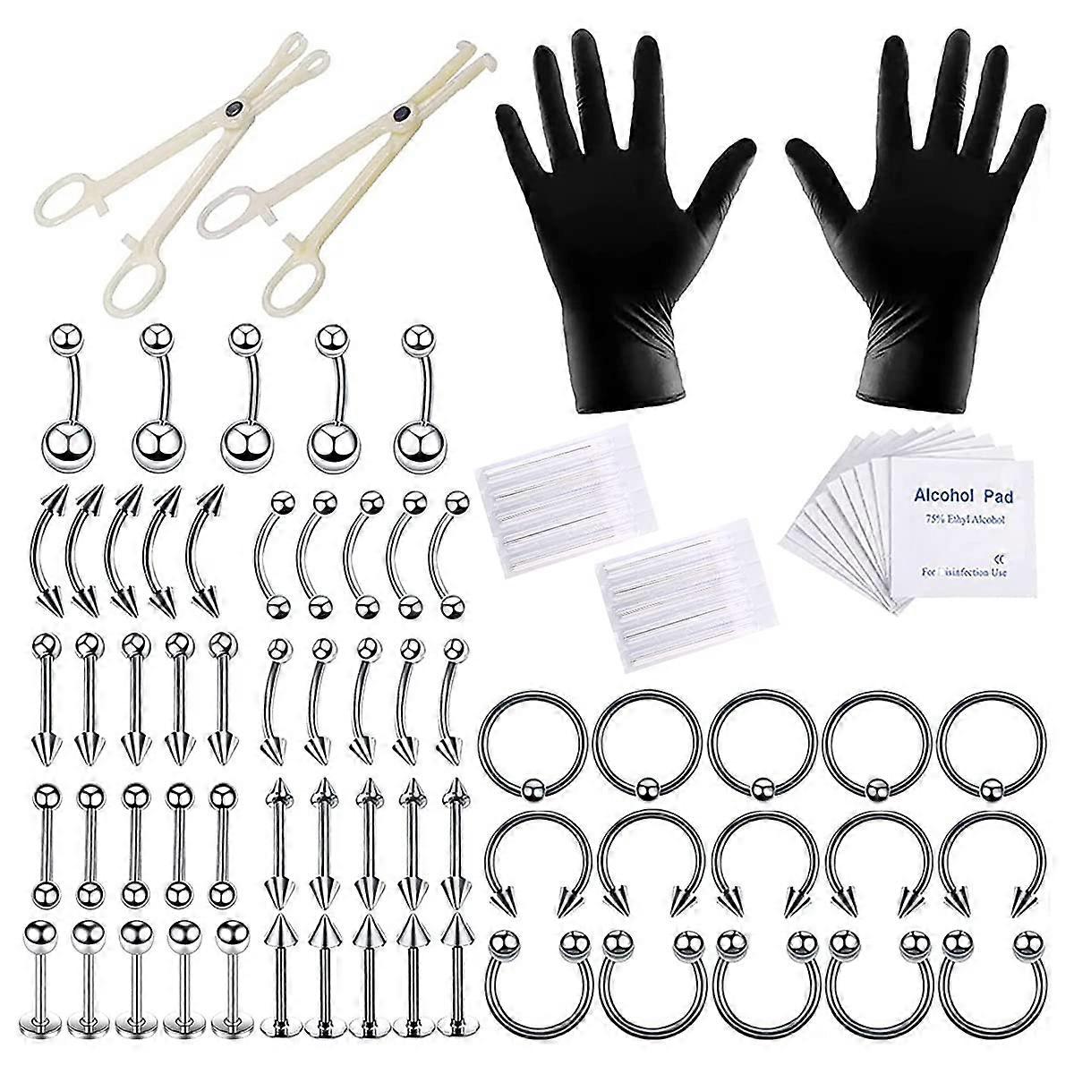 Piercing Kit Professional Body Piercing Kit Steel Piercing Needles Piercing